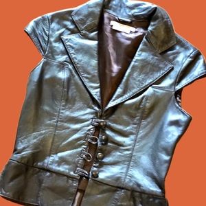 TO THE MAX LAMBSKIN LEATHER VEST!